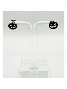Halloween Stud Earrings Pumpkin Ghost Stainless Steel